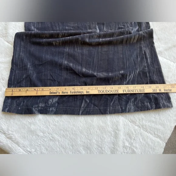 NWT Natural Life Medium Dakota Tie Velvet Overalls Jumper Charcoal Wide Leg Boho - Picture 9 of 11